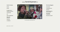 Desktop Screenshot of hendrikjansen.nl