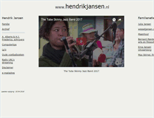 Tablet Screenshot of hendrikjansen.nl